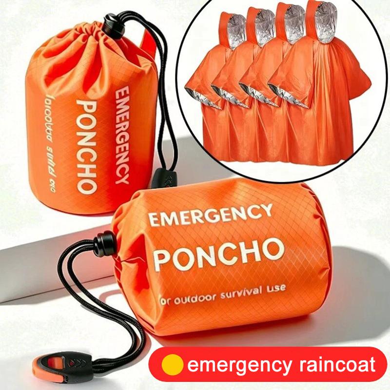 Set Jas Hujan Darurat Portabel - Emergency Poncho Rain ulasan dan harga
