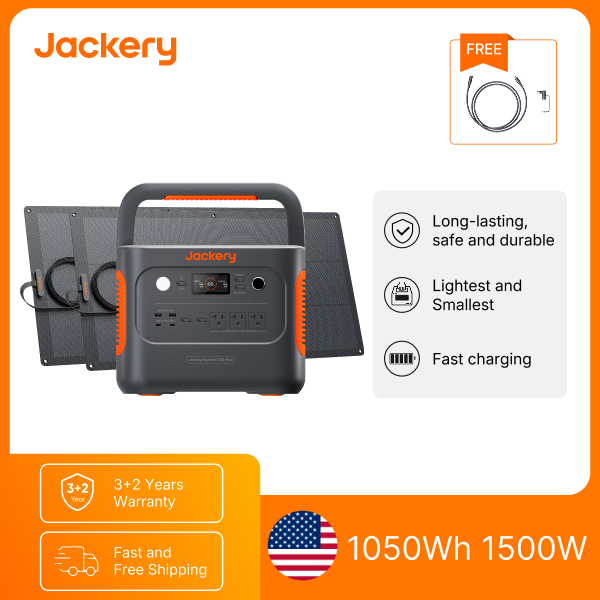 Jackery E1000AC 1050Wh Stasiun - Solar Emergency Charger ulasan dan harga